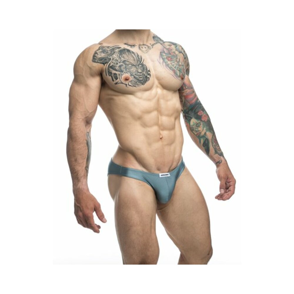 Malebasics Justin + Simon Classic Bikini Metal Green L