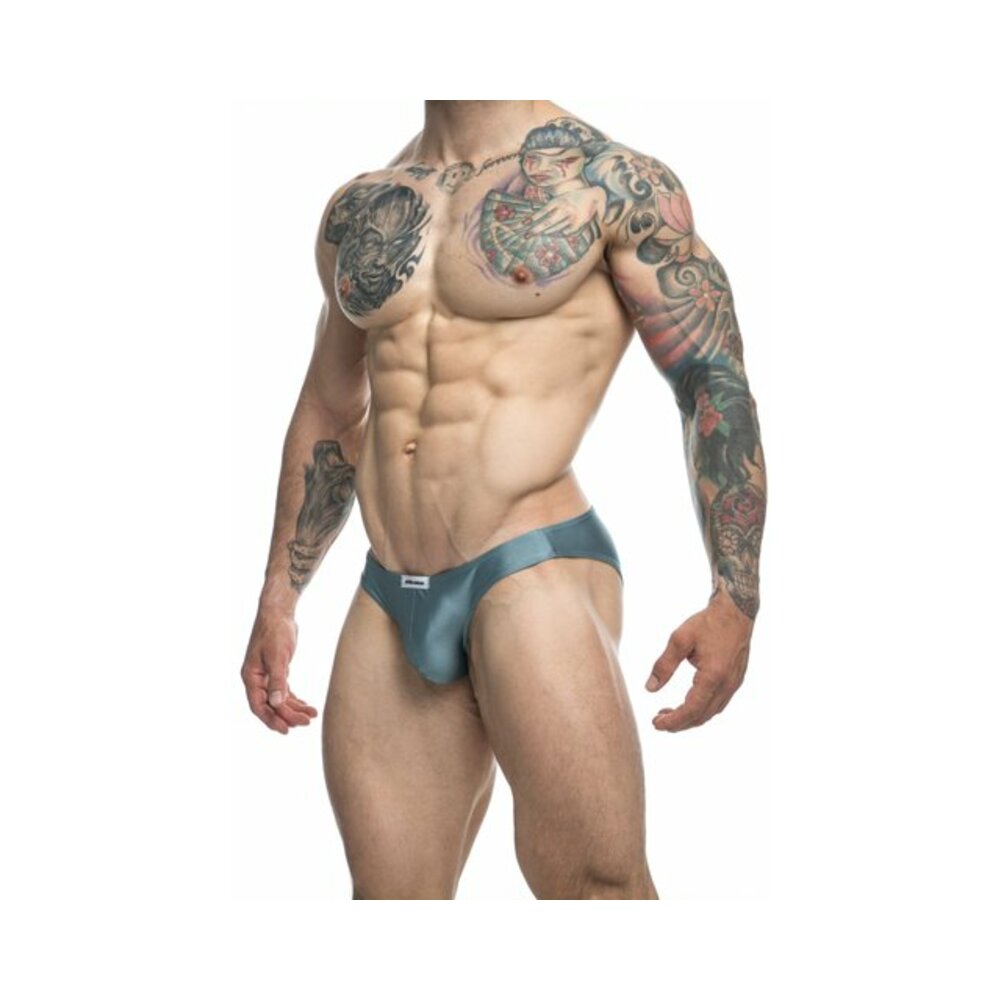 Malebasics Justin + Simon Classic Bikini Metal Green Xl