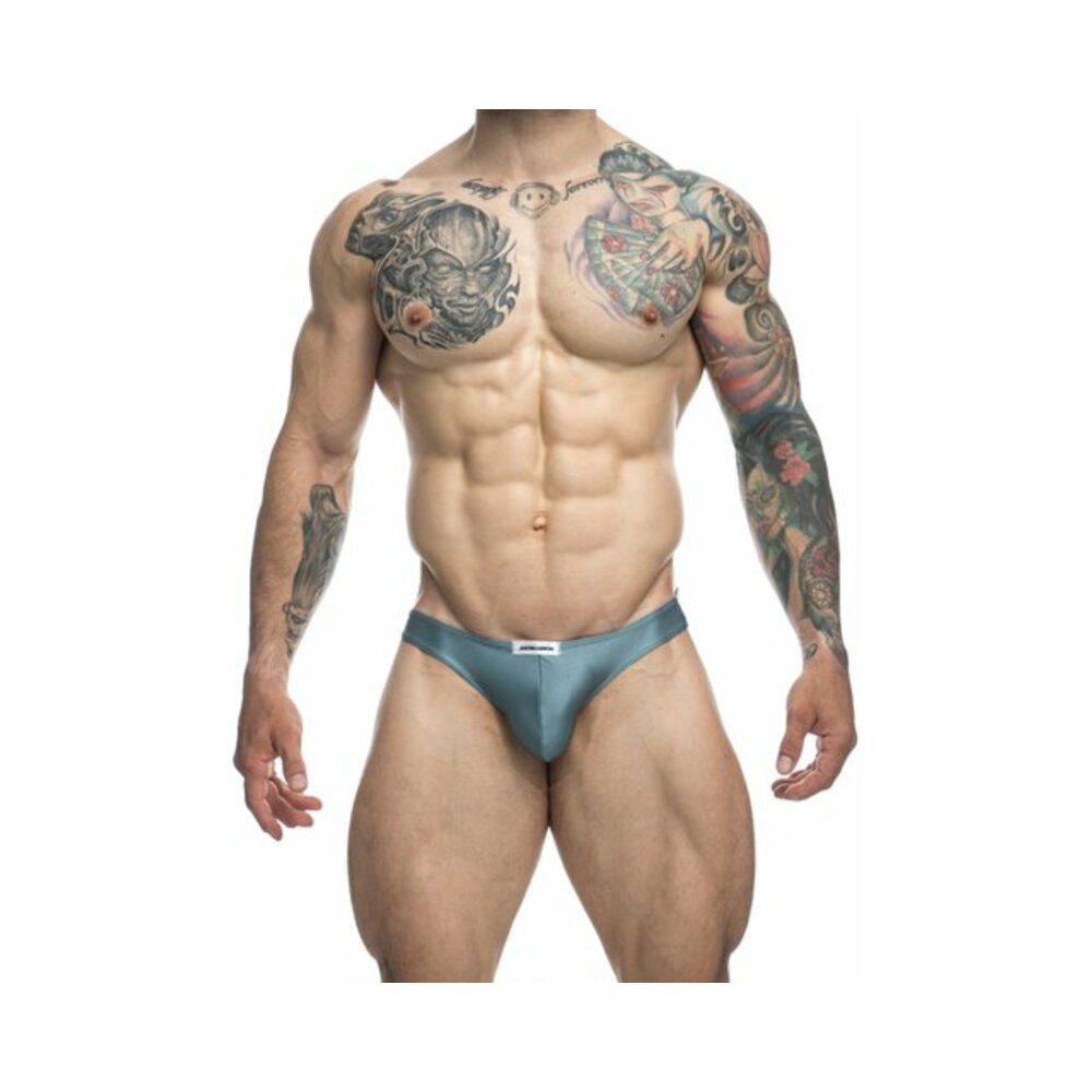 Malebasics Justin + Simon Classic Bikini Metal Green Xl