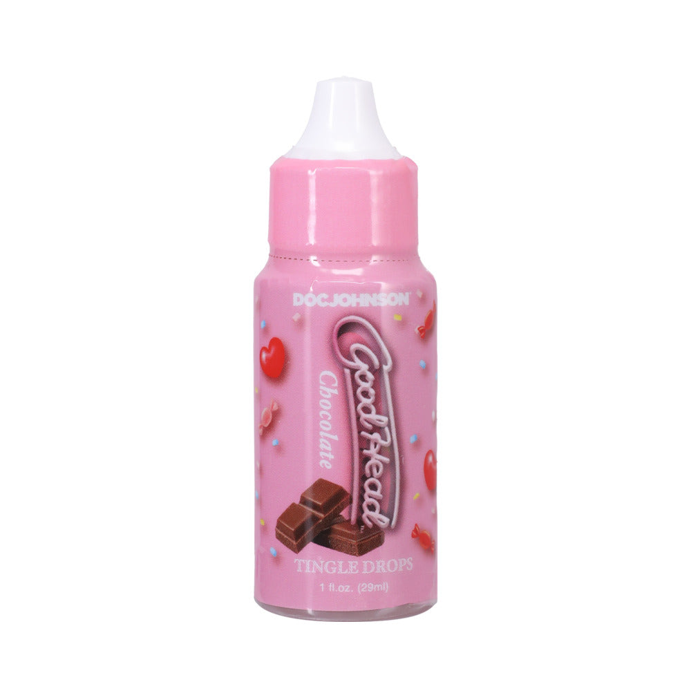 Goodhead Tingle Drops Chocolate, Chocolate Cherry, Chocolate Strawberry 3-pack 1 Oz.