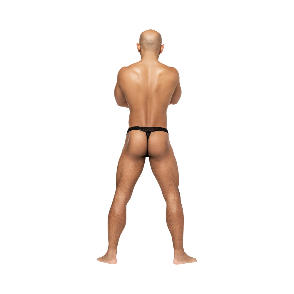 Male Power Heart Breaker Micro Thong V Black L/xl