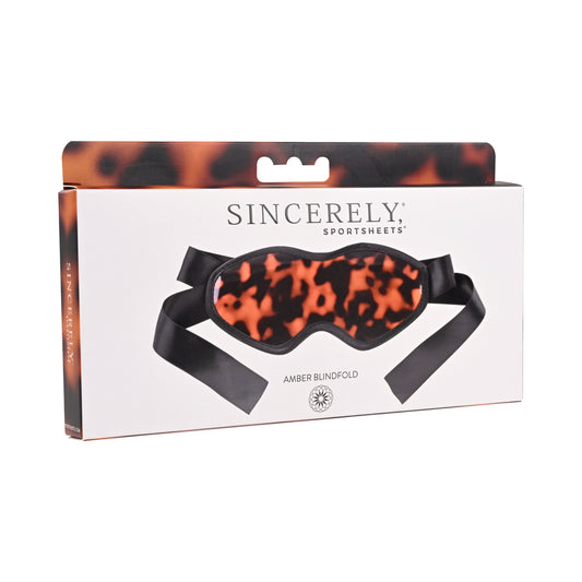 Sincerely, Sportsheets Amber Collection Blindfold Tortoiseshell