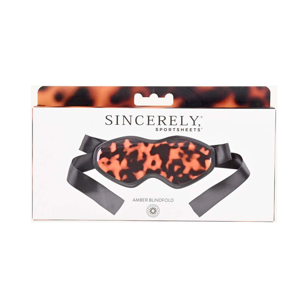 Sincerely, Sportsheets Amber Collection Blindfold Tortoiseshell