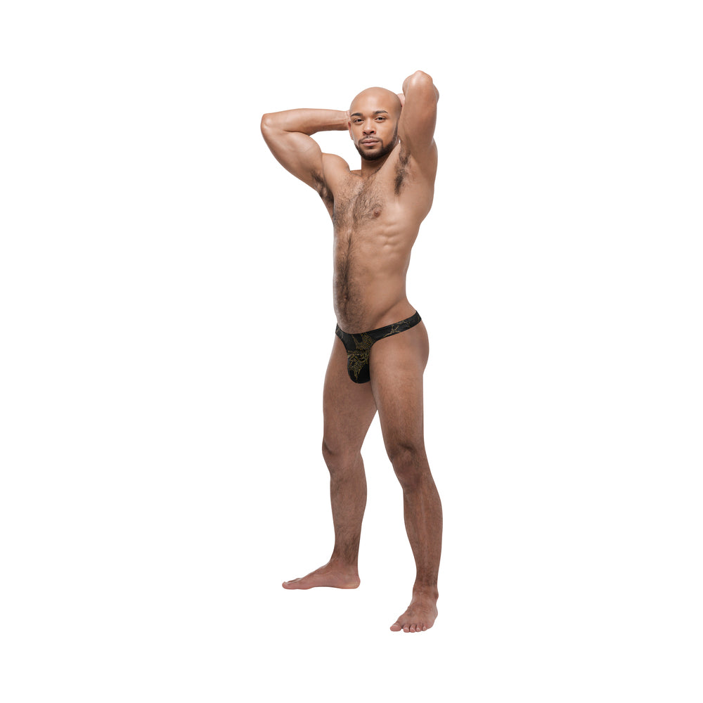 BLACK GOLD BONG THONG L/XL
