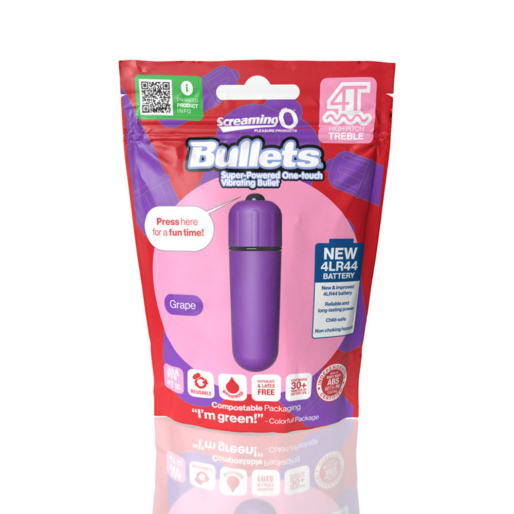 Screaming O 4t Bullet Vibrator Grape