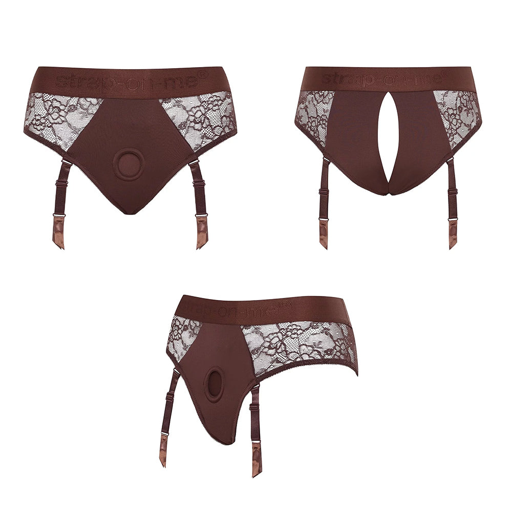 Strap On Me Diva Lingerie Harness Chocolate S