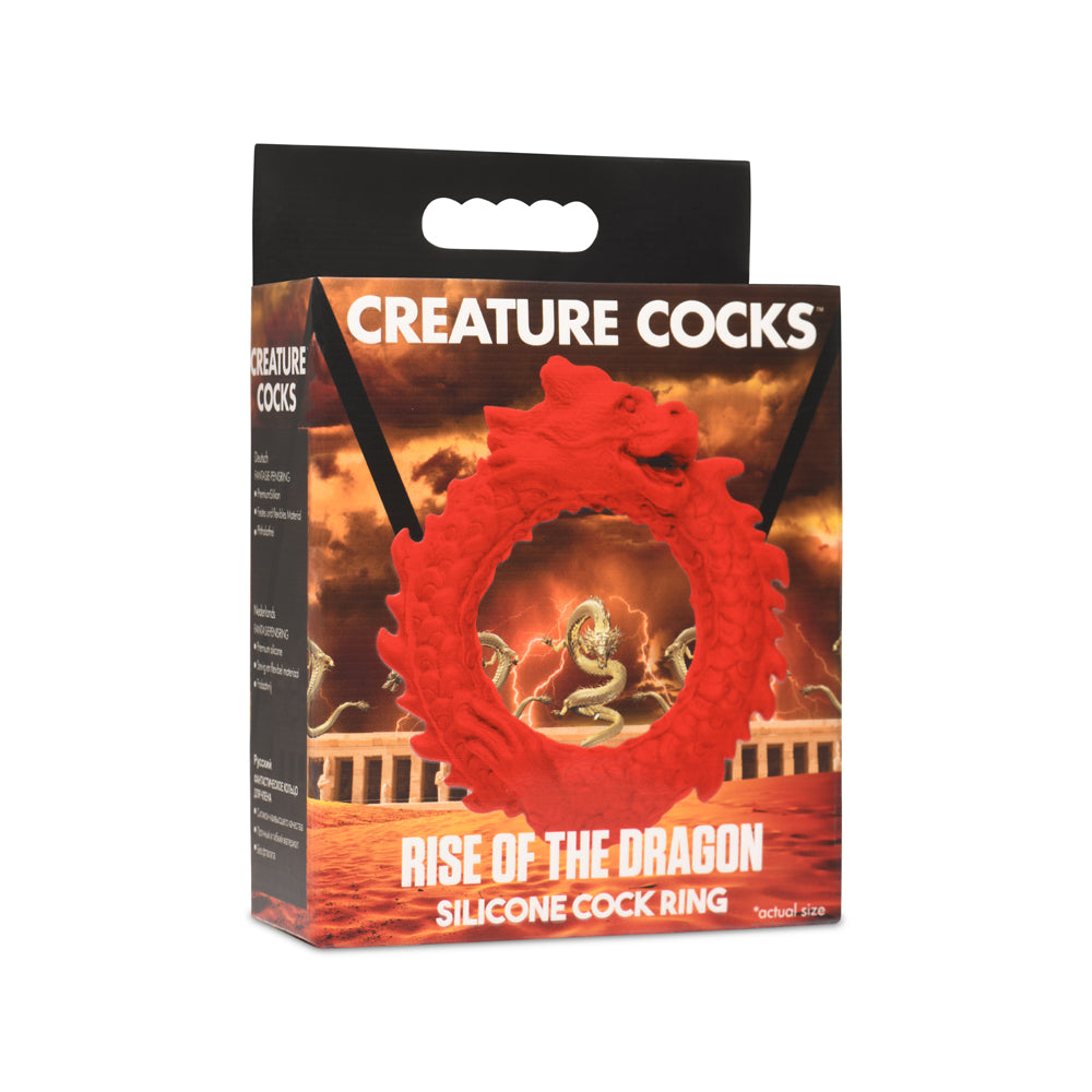 Creature Cocks Rise Of The Dragon Silicone Cock Ring