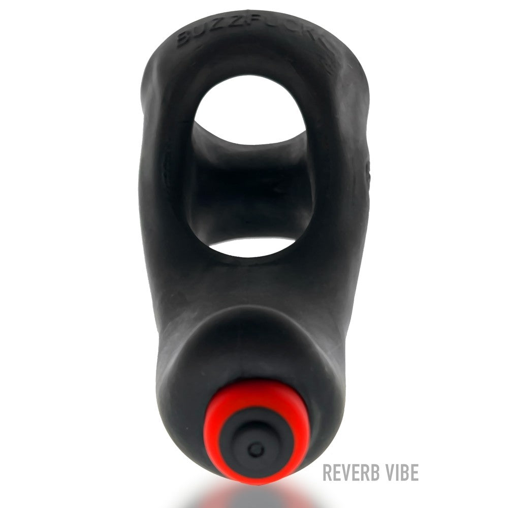 Hunkyjunk Buzzfuck Cock & Ball Sling With Taint Vibrator Tar Ice