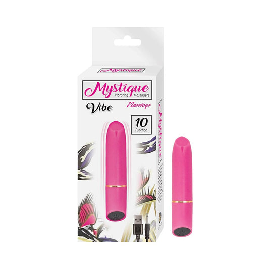 Nasstoys Mystique Vibe Rechargeable Silicone Bullet Vibrator Pink