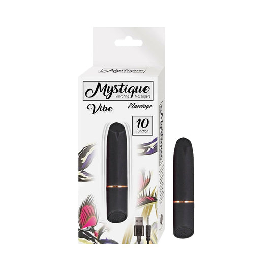Nasstoys Mystique Vibe Rechargeable Silicone Bullet Vibrator Black