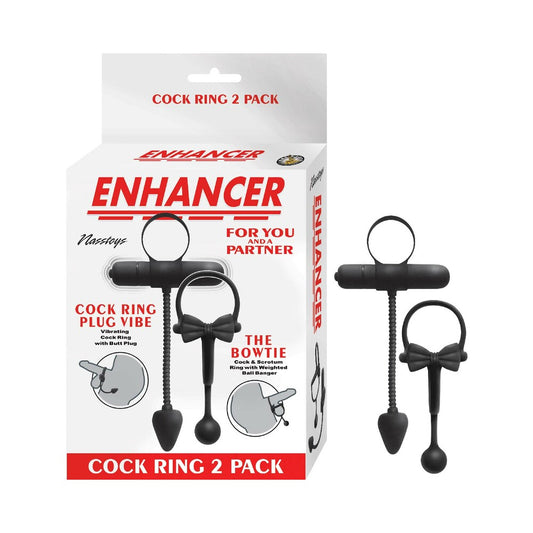Enhancer Cockring 2 Pack - Black
