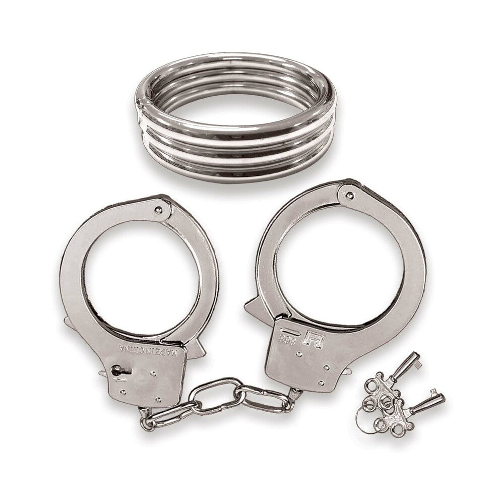 Dominant Submissive Collection Cockring and Handcuffs