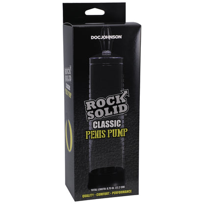 Rock Solid Classic Penis Pump Black/clear