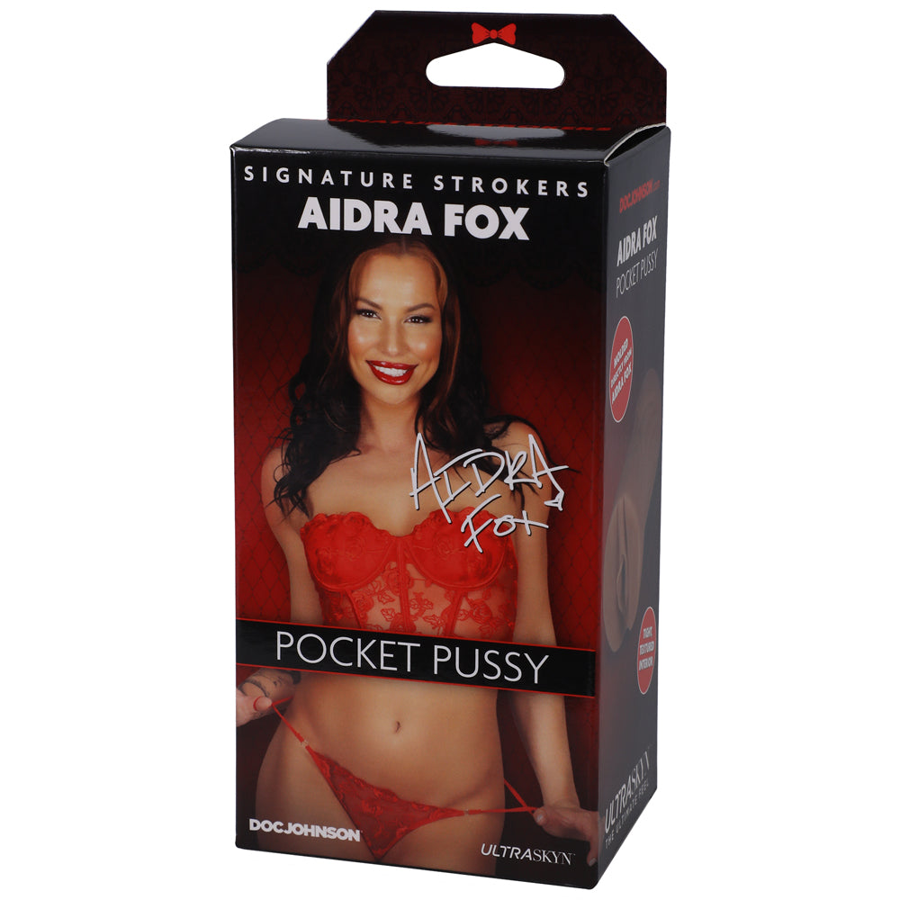 Signature Strokers Aidra Fox Ultraskyn Pocket Pussy Tan
