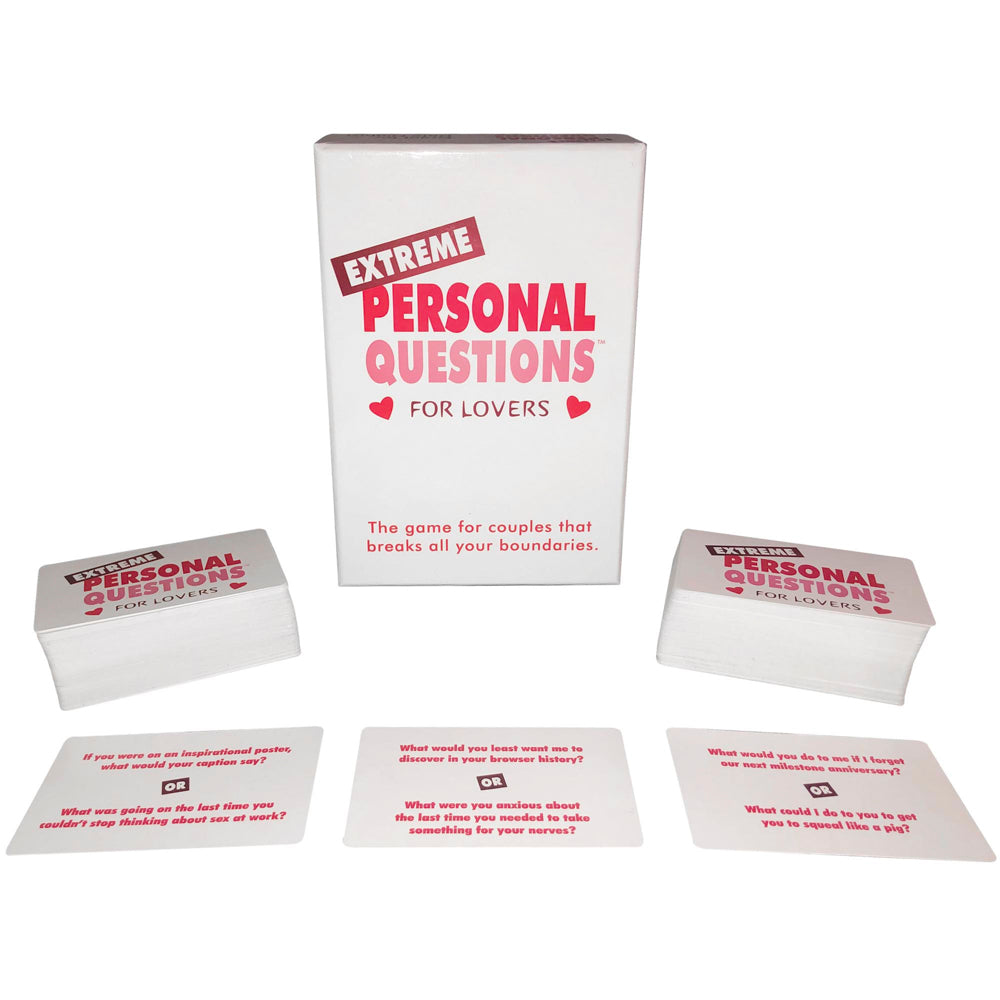 Extreme Personal Questions For Lovers Card Game