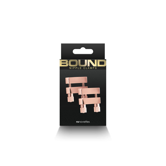 Bound V1 Nipple Clamps - Rose Gold
