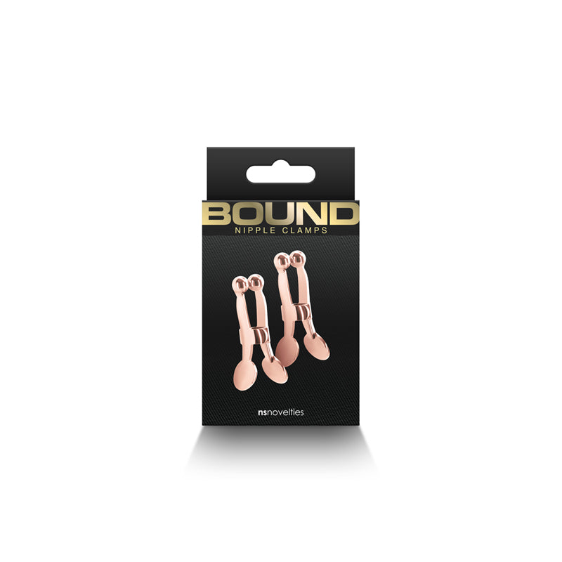 Bound C1 Nipple Clamps - Rose Gold