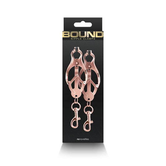 Bound C3 Nipple Clamps - Rose Gold