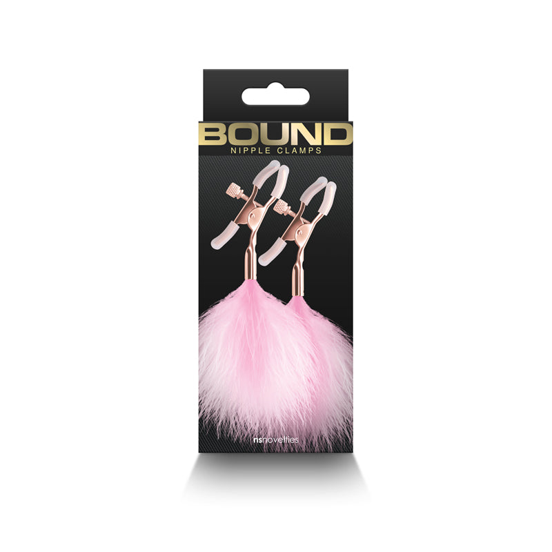 Bound F1 Nipple Clamps - Pink