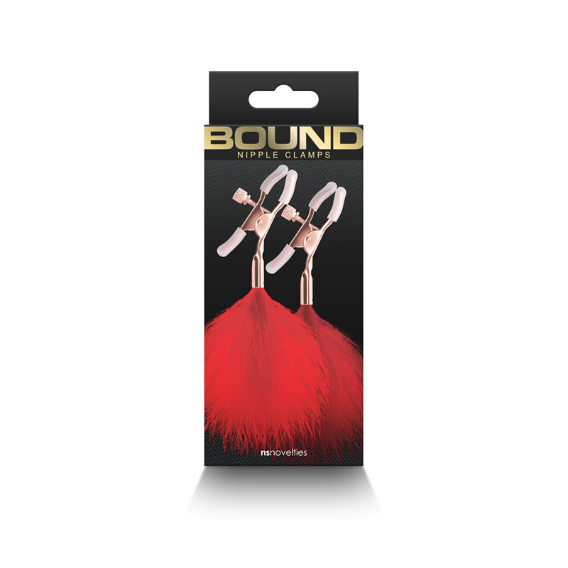 Bound F1 Nipple Clamps - Red