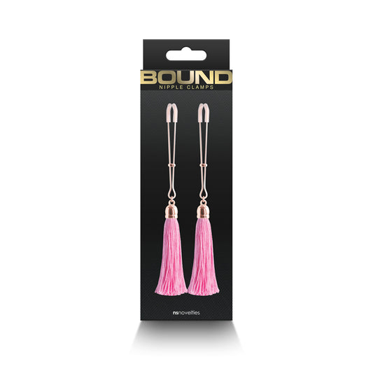 Bound T1 Nipple Clamps - Pink