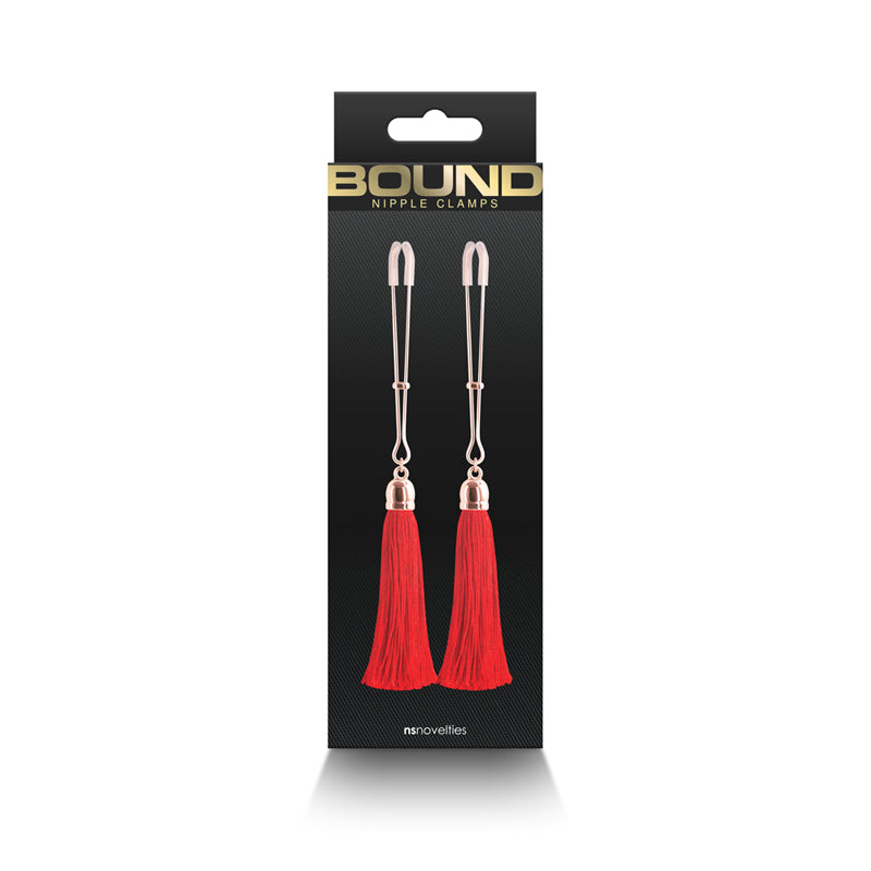 Bound T1 Nipple Clamps - Red