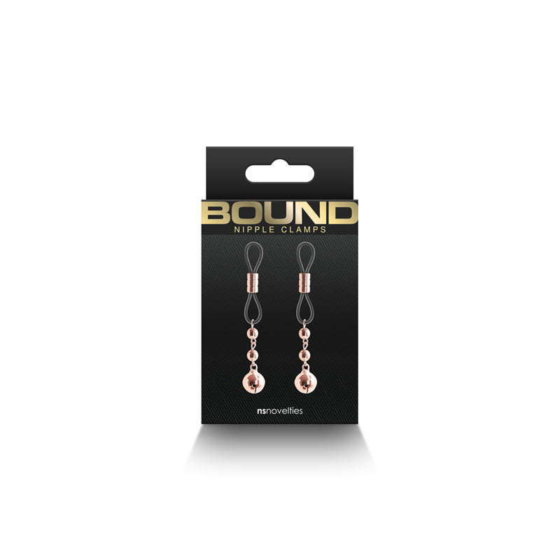 Bound D1 Nipple Clamps - Rose Gold