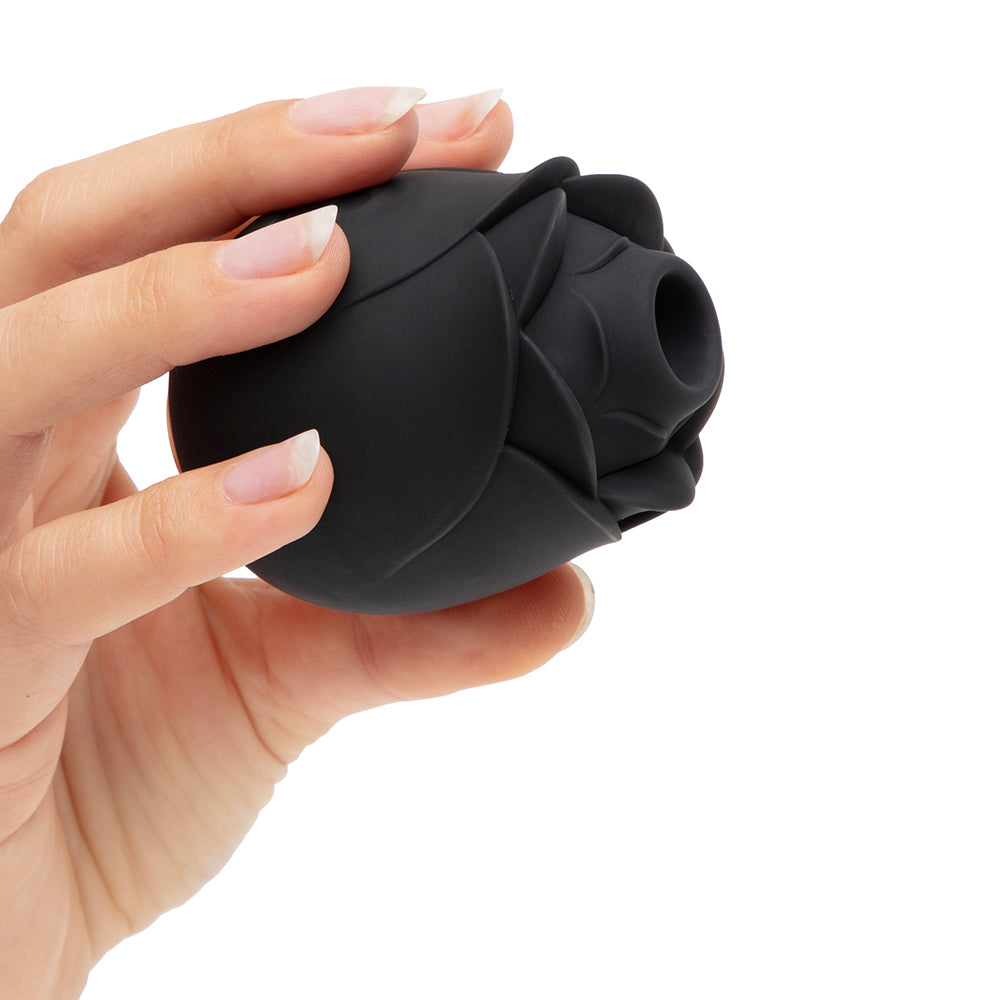 Fifty Shades of Grey Hearts & Flowers Rose Vibrator - Black