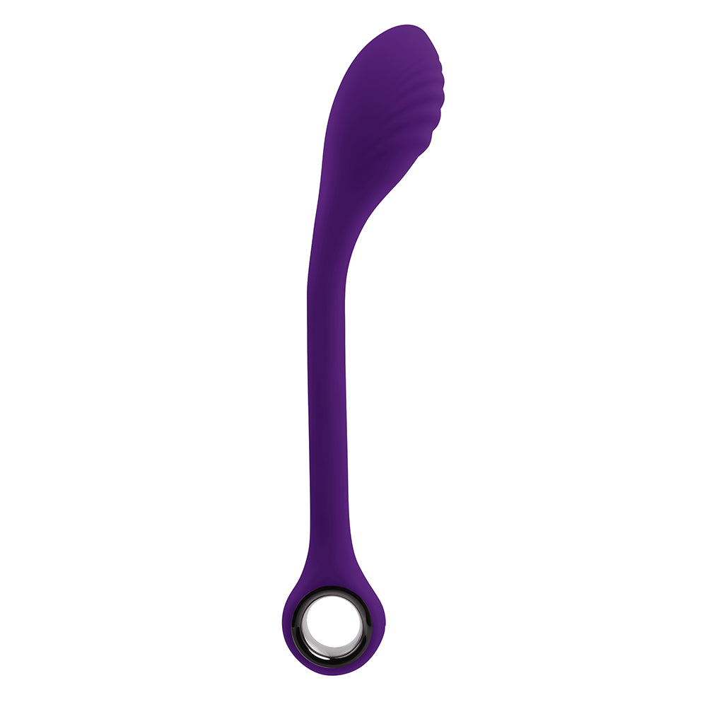 Playboy Spot On Rechargeable Posable Silicone G-spot Vibrator Acai