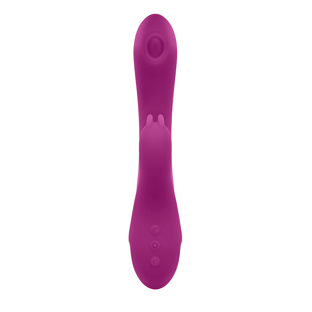 Playboy Thumper Rechargeable Tapping Silicone Dual Stimulation Vibrator Wild Star