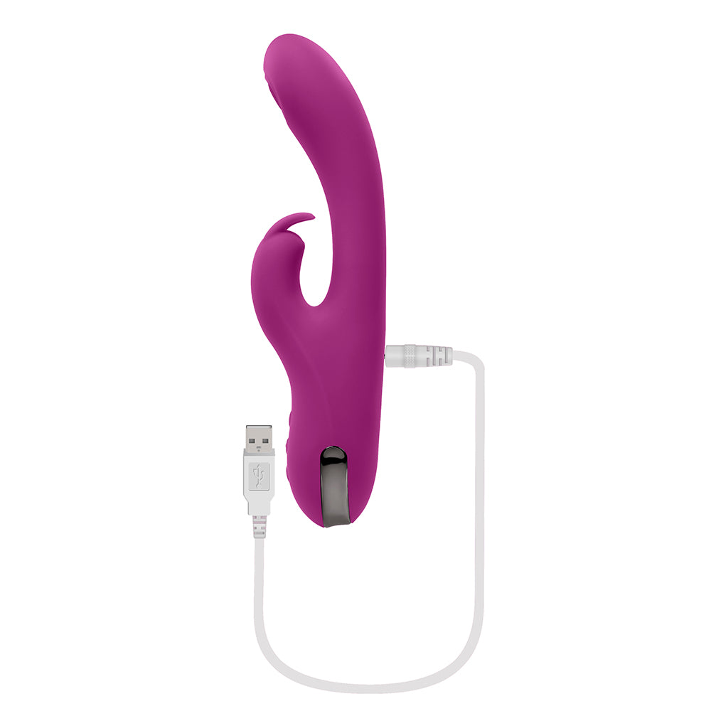 Playboy Thumper Rechargeable Tapping Silicone Dual Stimulation Vibrator Wild Star