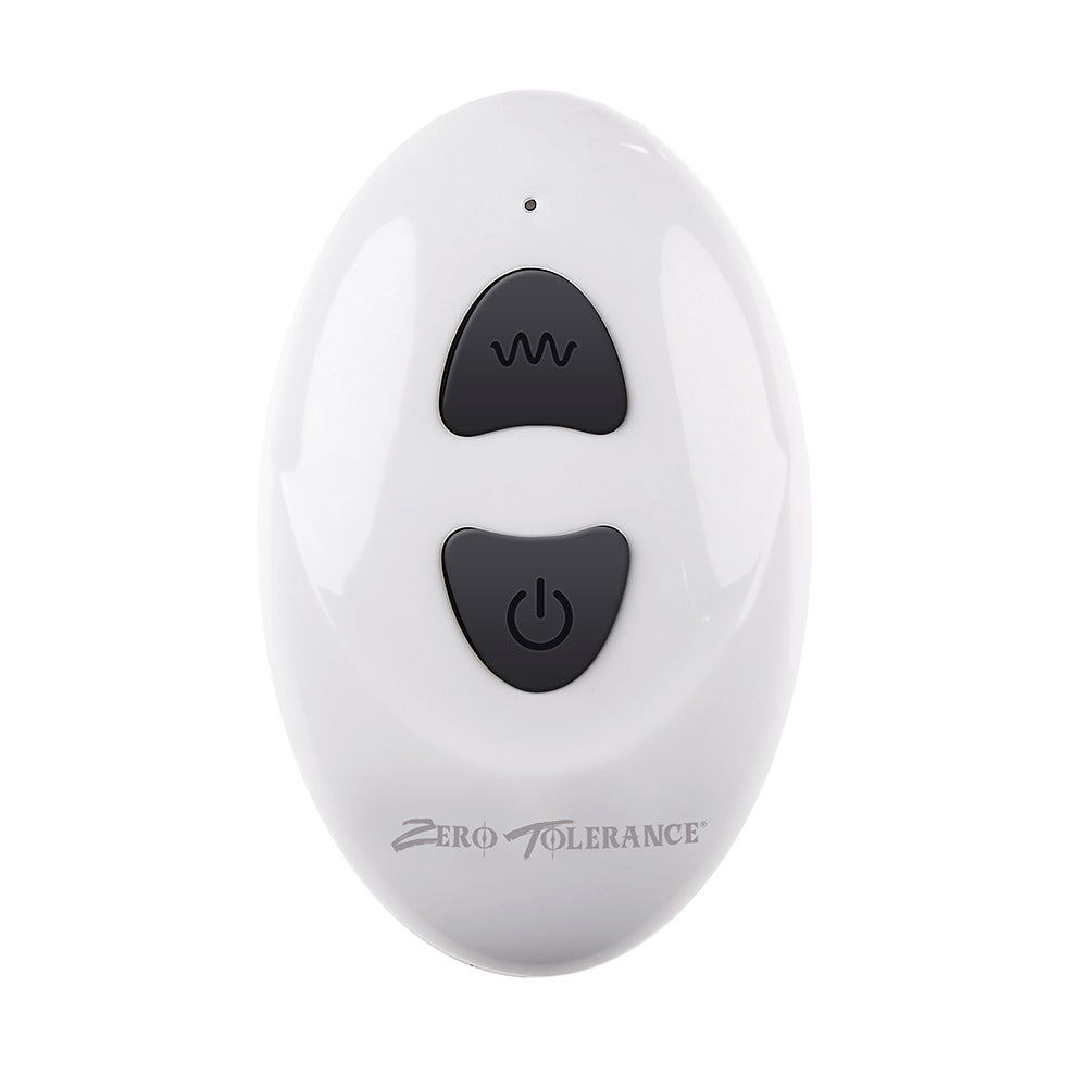 Zero Tolerance Mr. Tickler Rechargeable Remote Controlled Stimulating Adjustable Silicone Cockring B