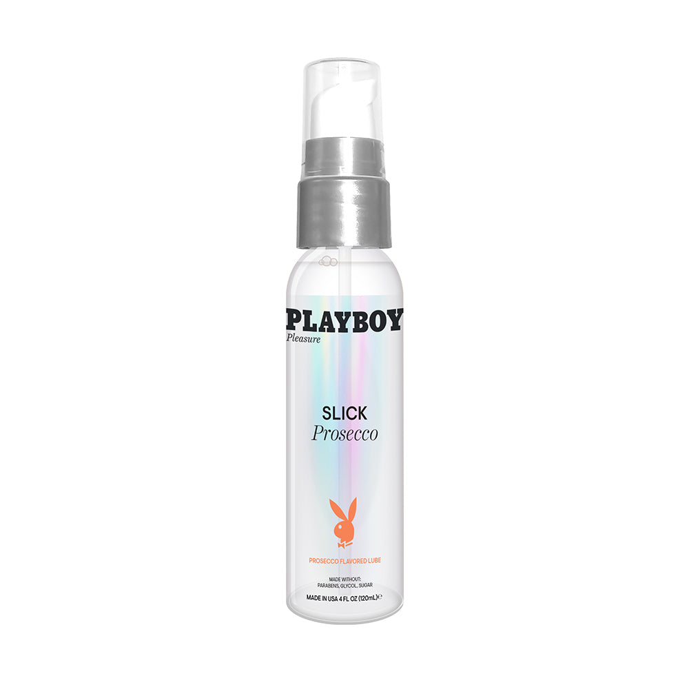 Playboy Slick Flavored Water-based Lubricant Prosecco 4 Oz.