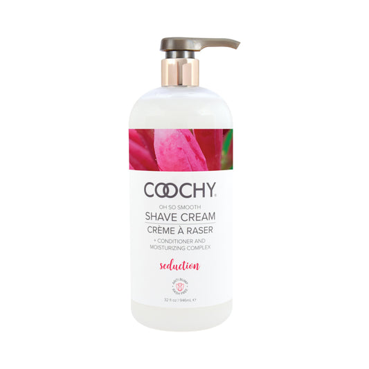 COOCHY Seduction Shave Cream - 32 oz Honeysuckle/Citrus