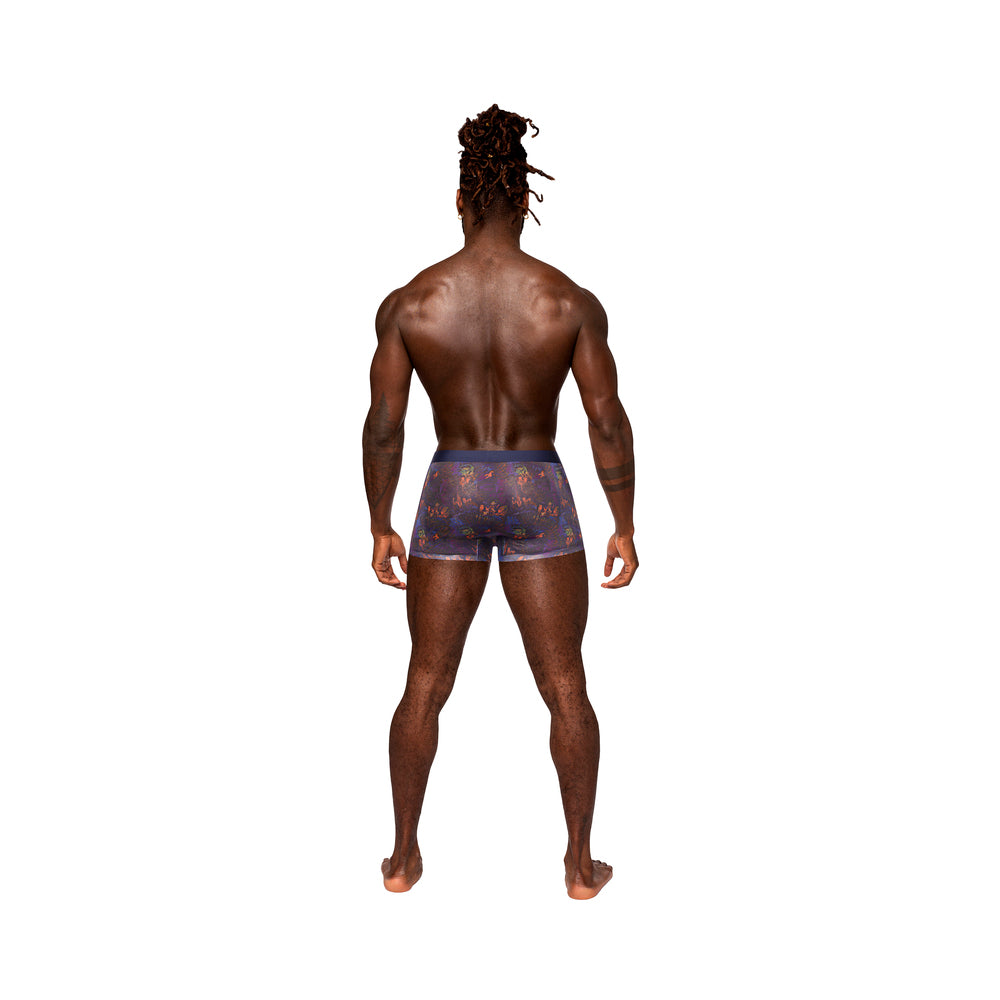 Male Power Sheer Prints Seamless Sheer Short Spatter S
