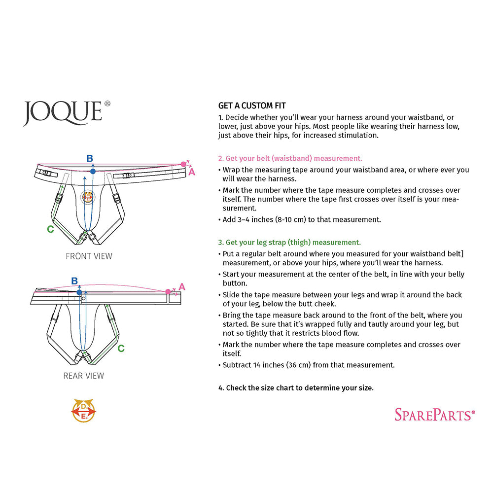 Spareparts Joque Double Strap Harness Black Size A