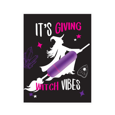 Naughty Vibes Its Giving Witch Vibes Greeting Card