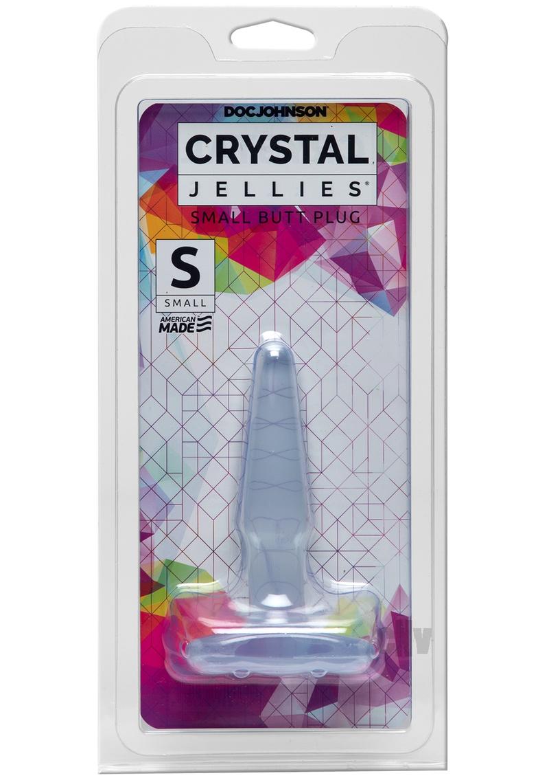 Crystal Jellies Butt Plug Small Clear