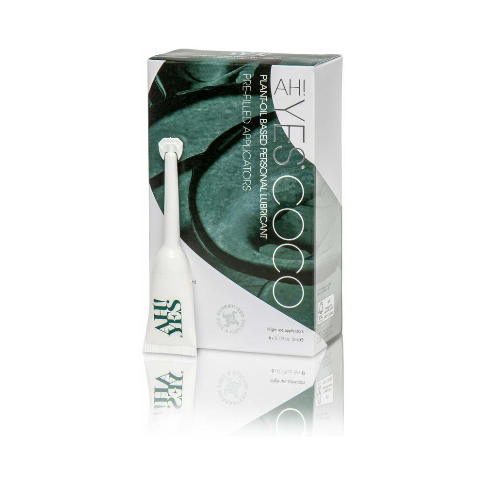 AH! YES COCO Plant-Oil Lubricant 0.17oz 6pk