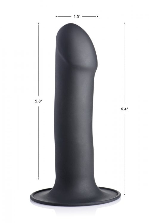 Squeeze It Squeezable Phallic Dildo Blk