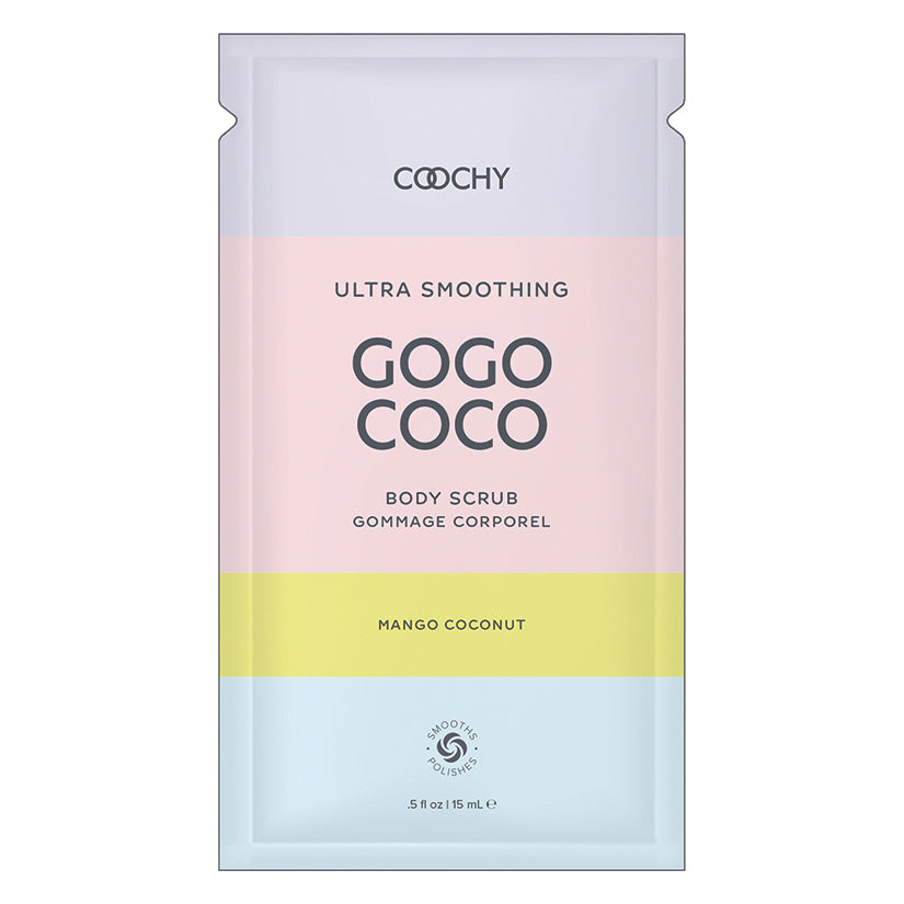 COOCHY Ultra Smoothing Body Scrub Foil - .35 oz Mango Coconut