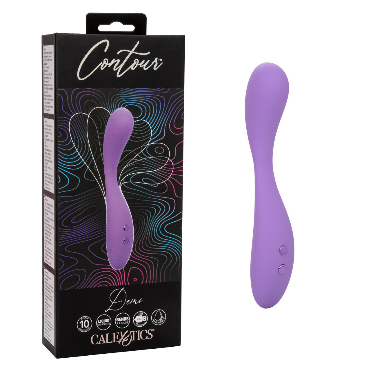 Contour Demi Flexible Massager - Purple
