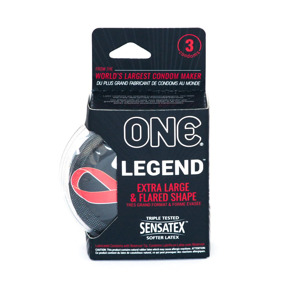 One The Legend XL Condoms - Box of 3