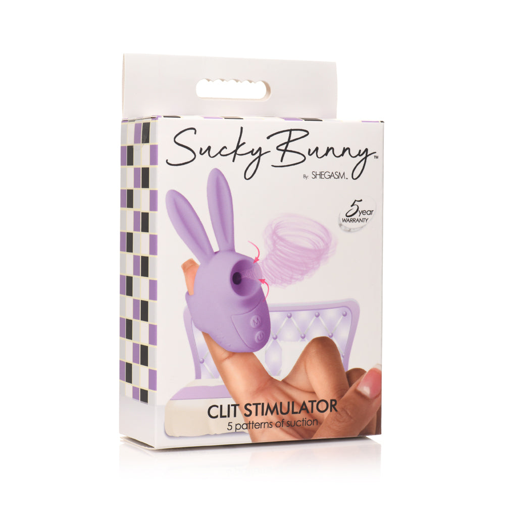 Shegasm Sucky Bunny Clit Stimulator Purple –