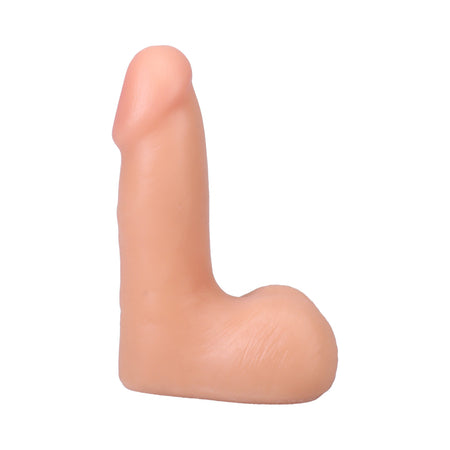 The Realistic Cock With Removable Vac-U-Lock Suction Cup With Balls ULTRASKYN 5in Vanilla