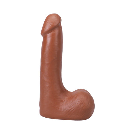 The Realistic Cock With Removable Vac-U-Lock Suction Cup With Balls ULTRASKYN 7in Caramel