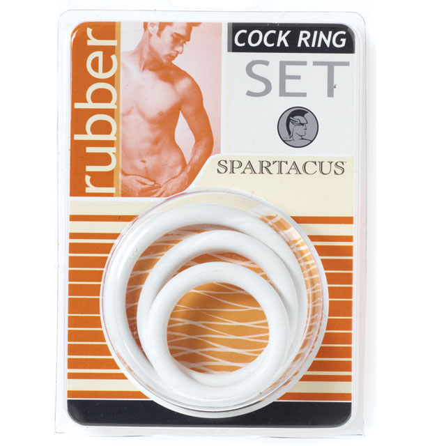 Cock Ring Set Soft Clamshell 3 Rings 4208