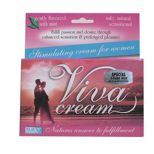 Viva Cream: Stimulating Cream For Women 3 Tube
