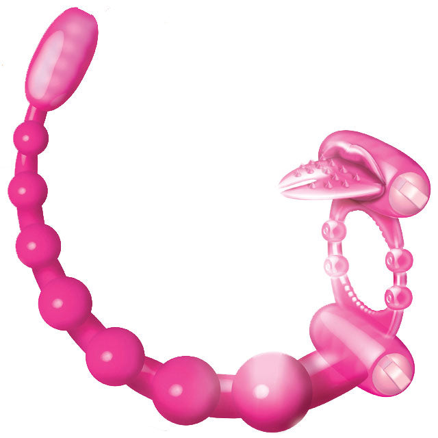 Scorpion Dual Pleasure Ring With Anal Vibe 6014