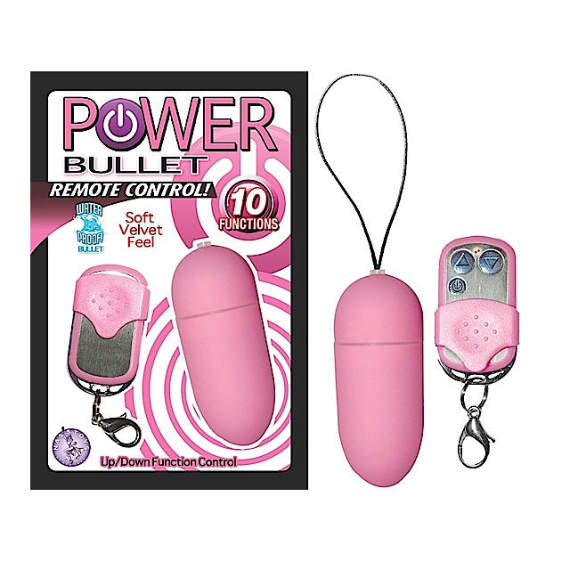 Power Bullet Vibrator With Remote Control Pink –